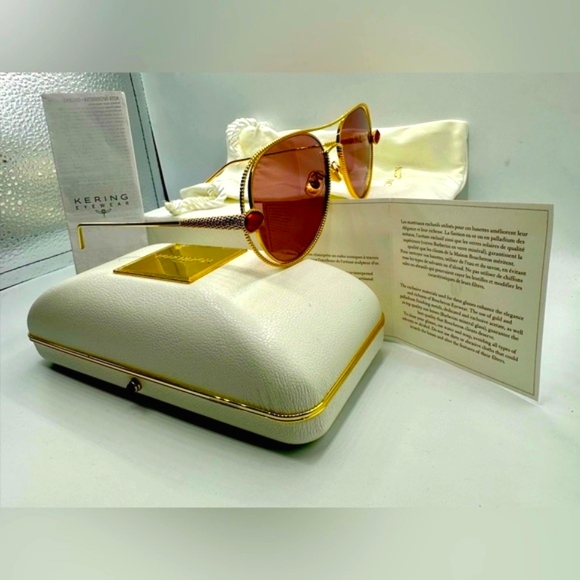 🏆Boucheron Paris BC0030S 006‼️Size 55-15-140‼️Palladium plated‼️ - Picture 5 of 16